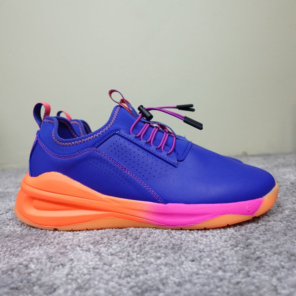NWOT! Clove Classic Shoes Womens Sneakers Blue Orange Nursing Running Walking
